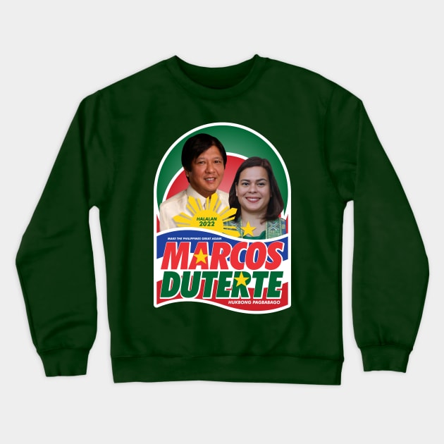 MARCOS DUTERTE ELECTION 2022 Crewneck Sweatshirt by VERXION